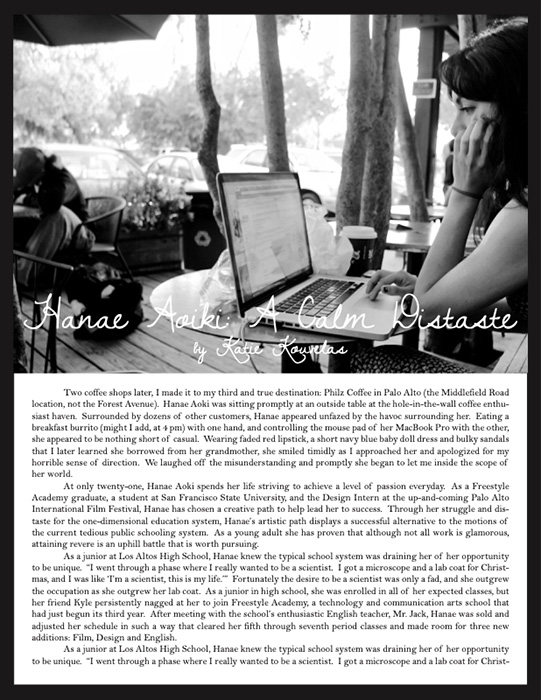 Profile by Katie Kouvelas